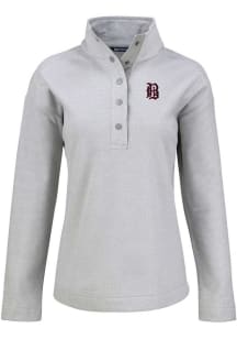 Cutter and Buck Birmingham Barons Womens Grey Hunts Point Qtr Zip