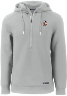 Cutter and Buck Columbus Clingstones Mens Grey Roam Long Sleeve Hoodie