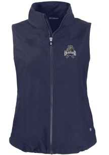 Cutter and Buck Utah State Aggies Womens Navy Blue Charter Vest