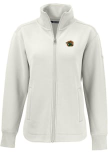 Cutter and Buck Greensboro Grasshoppers Womens White Roam Light Weight Jacket