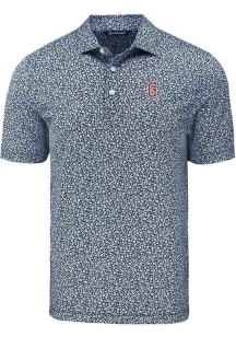 Cutter and Buck Greenville Drive Navy Blue Pike Flora Big and Tall Polo