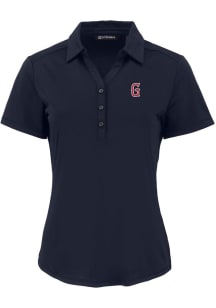 Cutter and Buck Greenville Drive Womens Navy Blue Forge Eco Polo Short Sleeve Polo Shirt