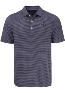 Cutter and Buck Gwinnett Stripers Mens Navy Blue Forge Eco Fine Line Short Sleeve Polo