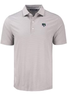 Cutter and Buck Gwinnett Stripers Mens Grey Forge Eco Fine Line Short Sleeve Polo