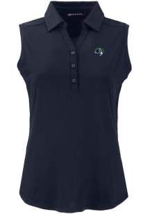 Cutter and Buck Gwinnett Stripers Womens Navy Blue Forge Eco Polo Shirt