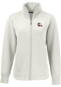 Cutter and Buck Hickory Crawdads Womens White Roam Light Weight Jacket