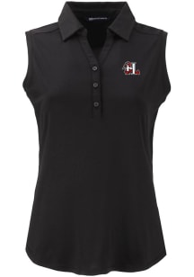 Cutter and Buck Hickory Crawdads Womens Black Forge Eco Polo Shirt