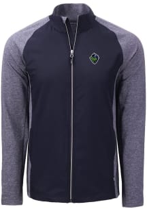 Cutter and Buck Hillsboro Hops Mens Navy Blue Adapt Eco Big and Tall Light Weight Jacket