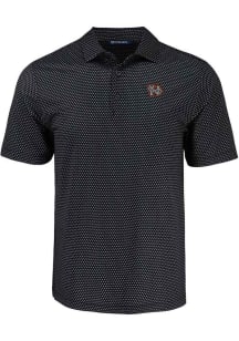 Cutter and Buck Norfolk Tides Black Shadow Check Big and Tall Polo