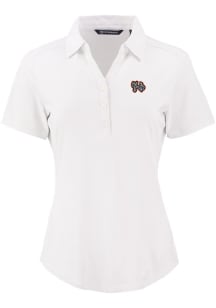 Cutter and Buck Norfolk Tides Womens White Forge Eco Polo Short Sleeve Polo Shirt