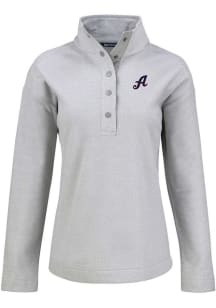 Cutter and Buck Reno Aces Womens Grey Hunts Point Qtr Zip