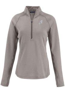 Cutter and Buck Reno Aces Womens Grey Pehastin Qtr Zip