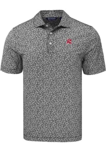 Cutter and Buck Richmond Flying Squirrels Black Pike Flora Big and Tall Polo