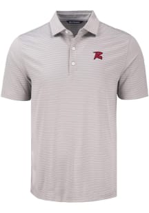 Cutter and Buck Richmond Flying Squirrels Mens Grey Forge Eco Fine Line Short Sleeve Polo