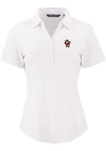 Cutter and Buck Rome Emperors Womens White Forge Eco Polo Short Sleeve Polo Shirt