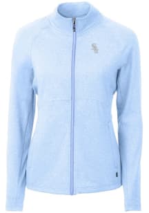 Cutter and Buck Chicago White Sox Womens Blue Mono Adapt Eco Knit Light Weight Jacket