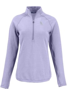 Cutter and Buck Chicago White Sox Womens Pink Mono Pehastin Qtr Zip