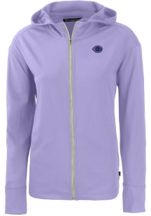 Cutter and Buck Cincinnati Reds Womens Pink Mono Daybreak Light Weight Jacket