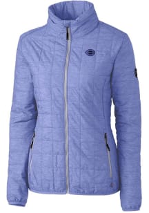 Cutter and Buck Cincinnati Reds Womens Lavender Mono Rainier PrimaLoft Filled Jacket