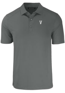 Cutter and Buck Villanova Wildcats Grey Forge Big and Tall Polo