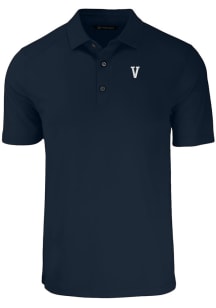 Cutter and Buck Villanova Wildcats Navy Blue Forge Big and Tall Polo