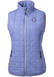 Cutter and Buck Houston Astros Womens Lavender Mono Rainier PrimaLoft Vest