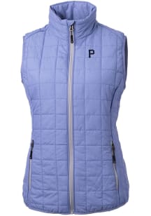 Cutter and Buck Pittsburgh Pirates Womens Lavender Mono Rainier PrimaLoft Vest