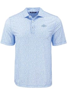 Cutter and Buck San Francisco Giants Mens Blue Mono Pike Flora Short Sleeve Polo