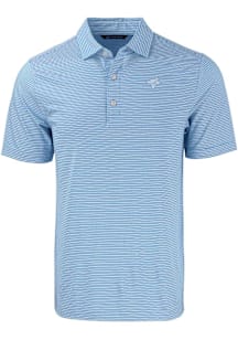 Cutter and Buck Toronto Blue Jays Blue Mono Forge Double Stripe Big and Tall Polo