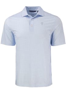 Cutter and Buck Texas Rangers Blue Mono Pike Diamond Dot Big and Tall Polo