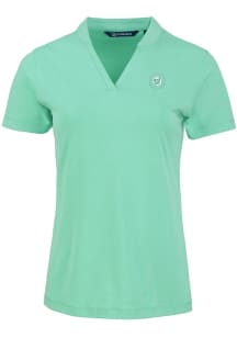 Cutter and Buck Washington Nationals Womens Green Mono Forge Short Sleeve T-Shirt