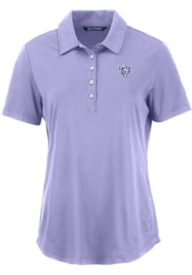 Cutter and Buck Chicago Bears Womens Pink Mono Coastline Eco Short Sleeve Polo Shirt