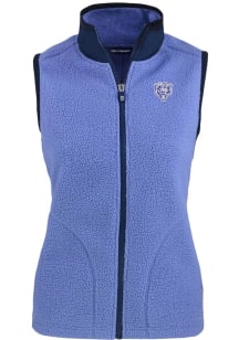 Cutter and Buck Chicago Bears Womens Pink Mono Cascade Sherpa Vest