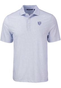 Cutter and Buck Chicago Bears Mens Pink Mono Pike Diamond Dot Short Sleeve Polo