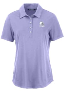 Cutter and Buck Cleveland Browns Womens Pink Mono Coastline Eco Short Sleeve Polo Shirt