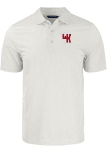 Cutter and Buck Western Kentucky Hilltoppers Mens White Pike Symmetry Short Sleeve Polo