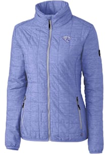 Cutter and Buck Jacksonville Jaguars Womens Lavender Mono Rainier PrimaLoft Filled Jacket