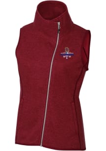 Cutter and Buck Texas Rangers Womens Red 2023 World Series Champions Mainsail Vest