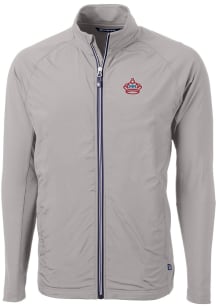 Cutter and Buck Miami Marlins Mens Grey City Connect Adapt Eco Big and Tall Light Weight Jacket