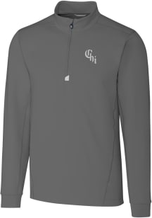 Cutter and Buck Chicago White Sox Mens Grey City Connect Traverse Big and Tall 1/4 Zip Pullover