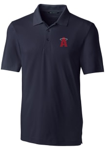 Cutter and Buck Los Angeles Angels Big and Tall Navy Blue City Connect Forge Big and Tall Golf S..