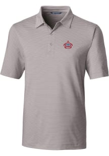 Cutter and Buck Miami Marlins Grey City Connect Forge Pencil Stripe Big and Tall Polo