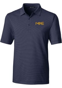 Cutter and Buck Milwaukee Brewers Navy Blue City Connect Forge Pencil Stripe Big and Tall Polo