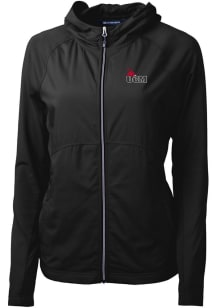 Cutter and Buck Central Missouri Mules Womens Black Adapt Eco Light Weight Jacket