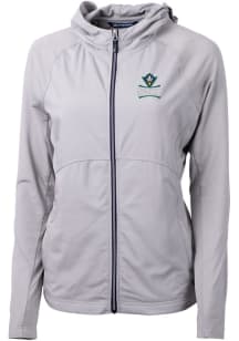 Cutter and Buck UNCW Seahawks Womens Grey Adapt Eco Light Weight Jacket