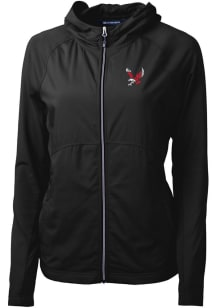 Cutter and Buck Eastern Washington Eagles Womens Black Adapt Eco Light Weight Jacket