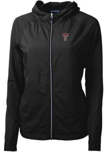 Cutter and Buck Texas Tech Red Raiders Womens Black Adapt Eco Light Weight Jacket
