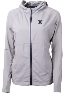 Cutter and Buck Xavier Musketeers Womens Grey Adapt Eco Light Weight Jacket
