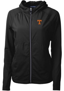 Cutter and Buck Tennessee Volunteers Womens Black Adapt Eco Light Weight Jacket