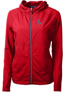 Cutter and Buck Ole Miss Rebels Womens Red Adapt Eco Light Weight Jacket